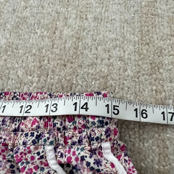 J. Crew Seaside Pull On Shorts Liberty Phoebe Floral S High Rise 100% Cotton - Picture 7 of 8